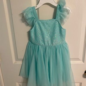 Teal fancy dress